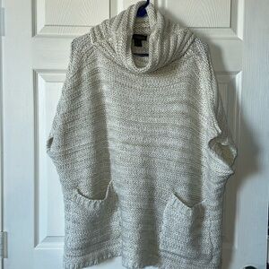 NWT Madden Girl Ivory Sweater Poncho One Size